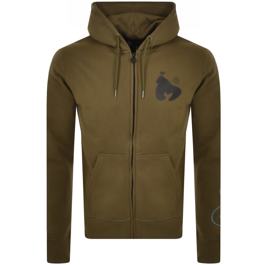 Alternative Image for ProductMoney Logo Hooded Tracksuit Khaki2