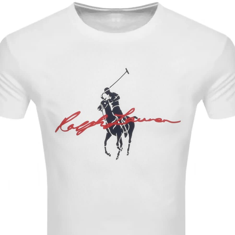 Alternative Image for ProductRalph Lauren Polo Logo T Shirt White2
