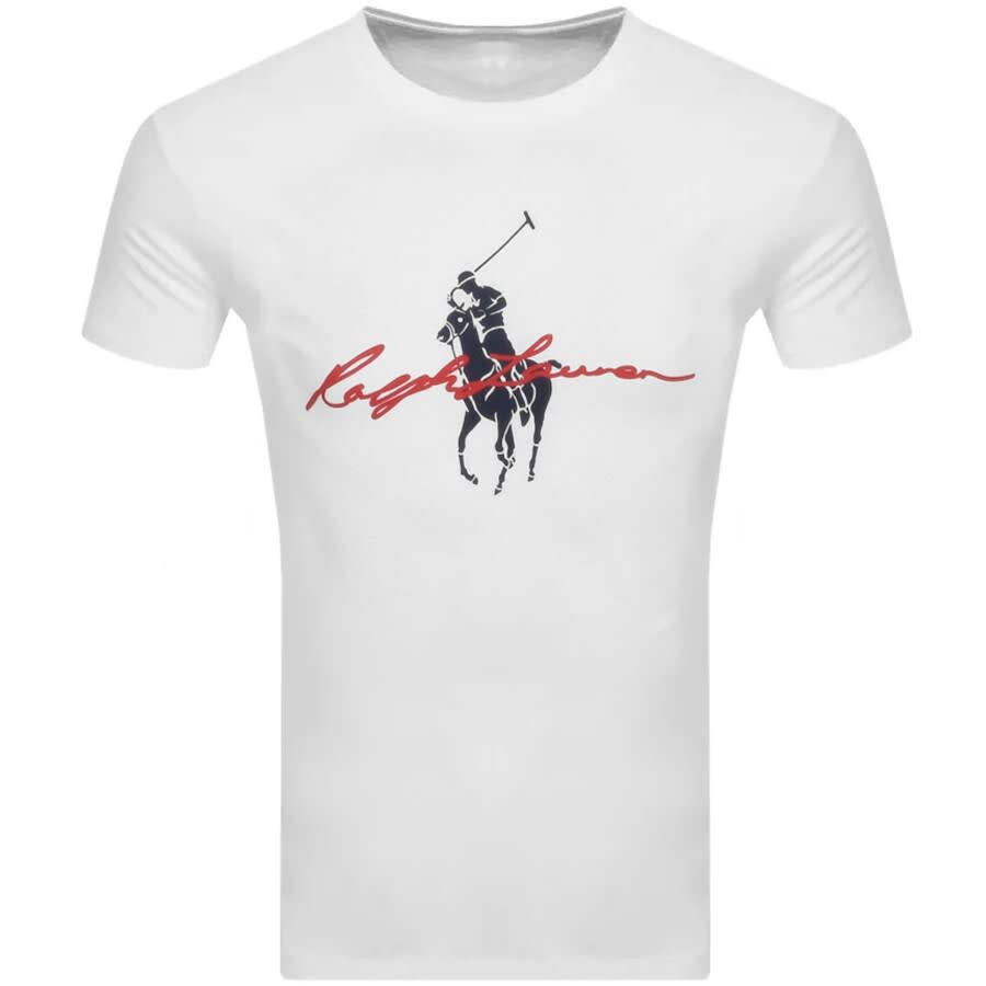 Alternative Image for ProductRalph Lauren Polo Logo T Shirt White1