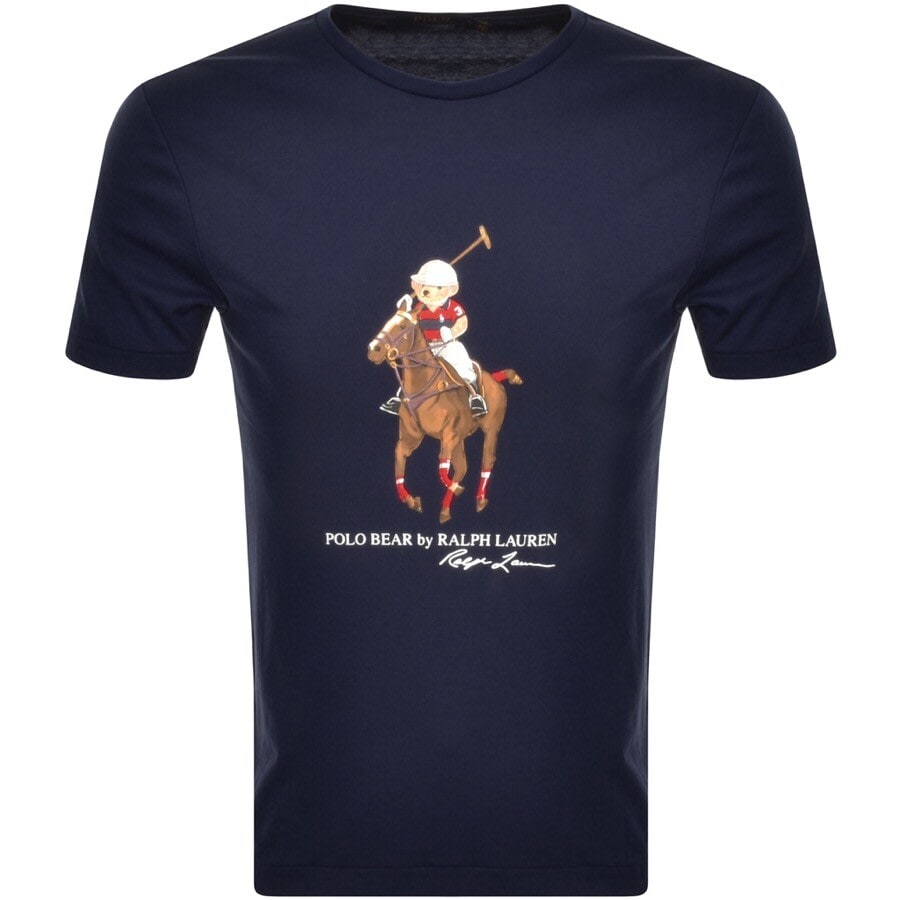 Alternative Image for ProductRalph Lauren Polo Logo T Shirt Navy1