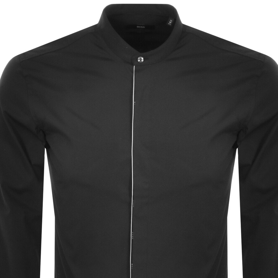 Alternative Image for ProductBOSS Hank Long Sleeved Shirt Black2