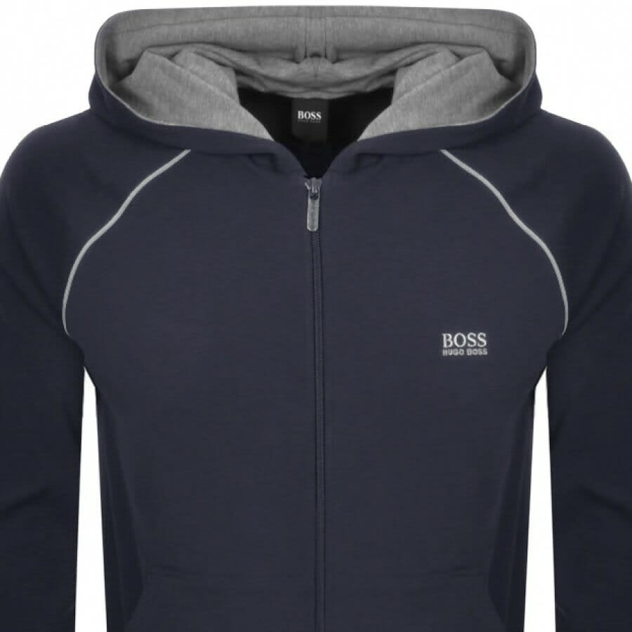 Alternative Image for ProductBOSS Full Zip Hoodie Navy2