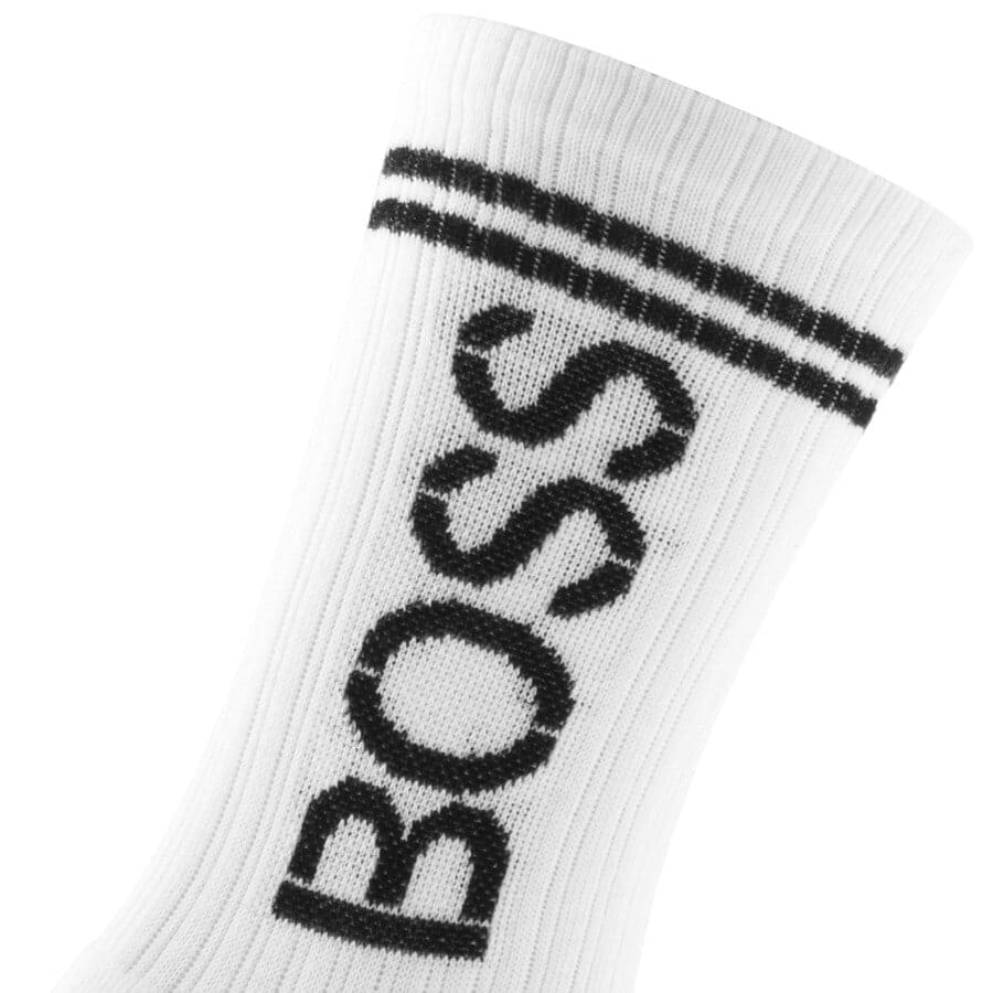 Alternative Image for ProductBOSS Ribbed Soft Cotton Socks White3