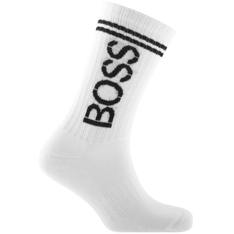 Alternative Image for ProductBOSS Ribbed Soft Cotton Socks White1