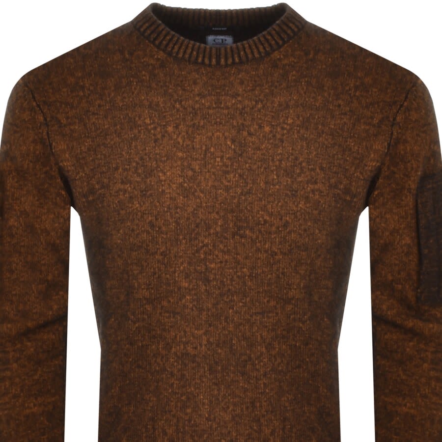 Alternative Image for ProductCP Company Crew Neck Knit Jumper Brown2