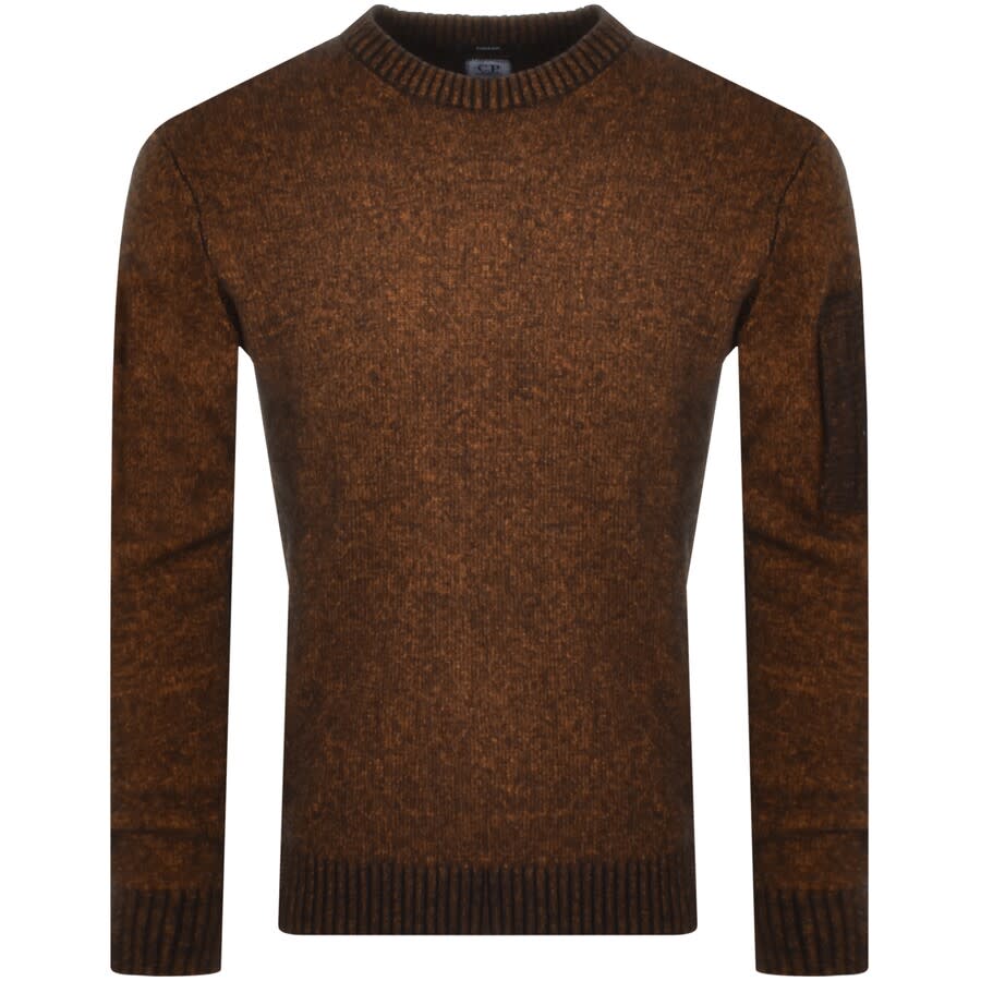 Alternative Image for ProductCP Company Crew Neck Knit Jumper Brown1