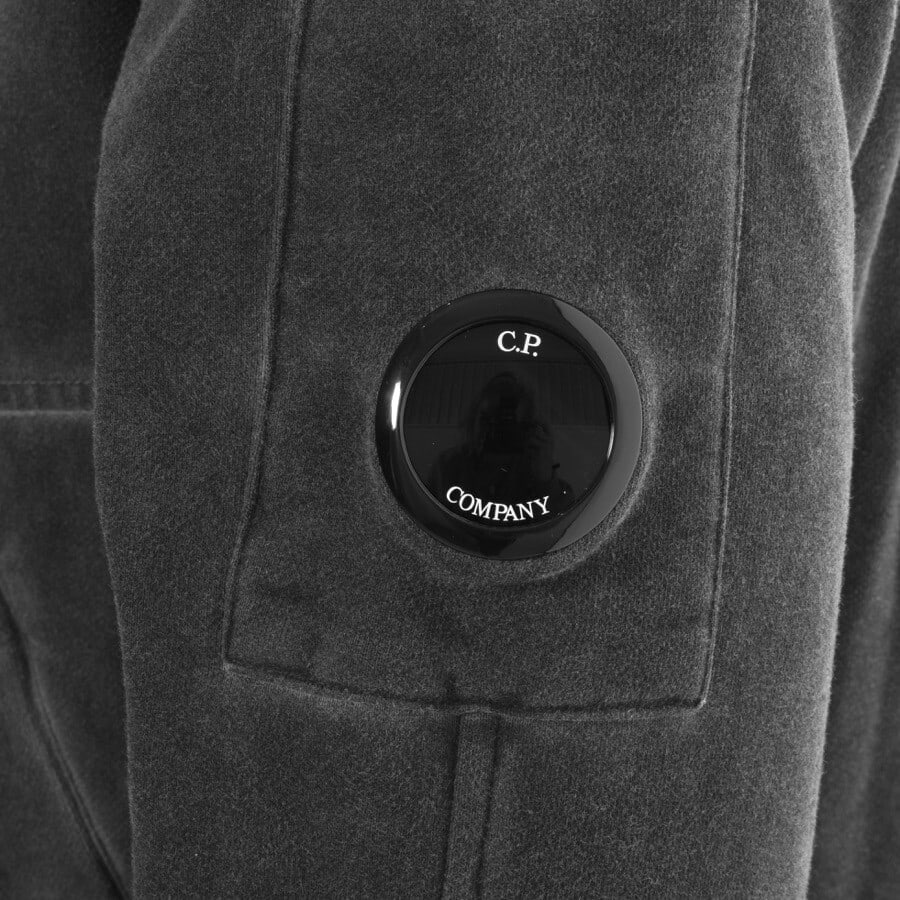 Alternative Image for ProductCP Company Diagonal Fleece Utility Hoodie Grey3