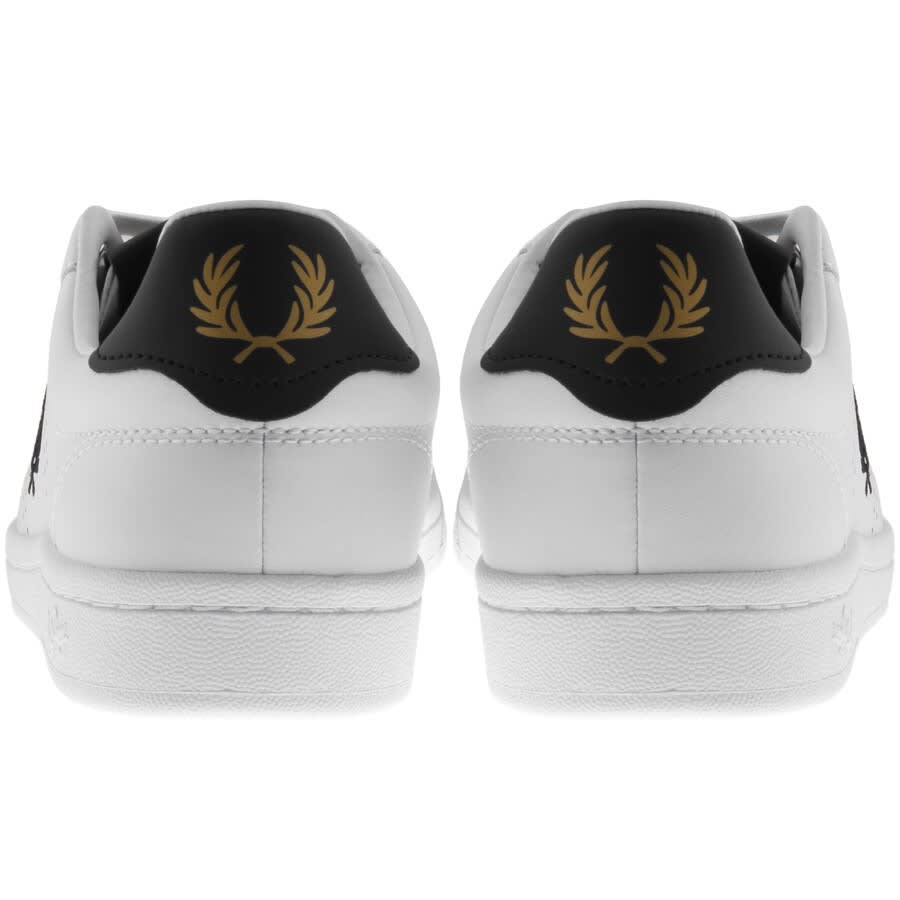 Alternative Image for ProductFred Perry B721 Leather Trainers White2
