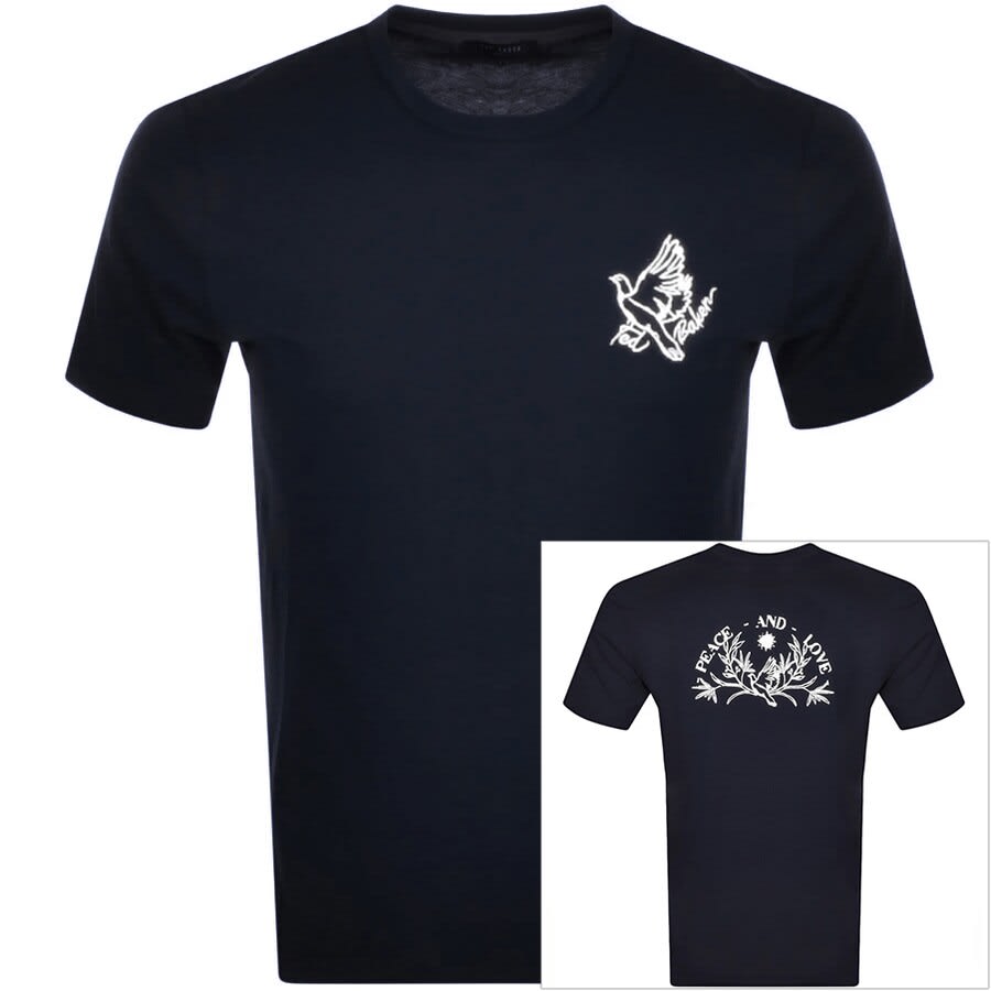 Alternative Image for ProductTed Baker Andam T Shirt Navy1