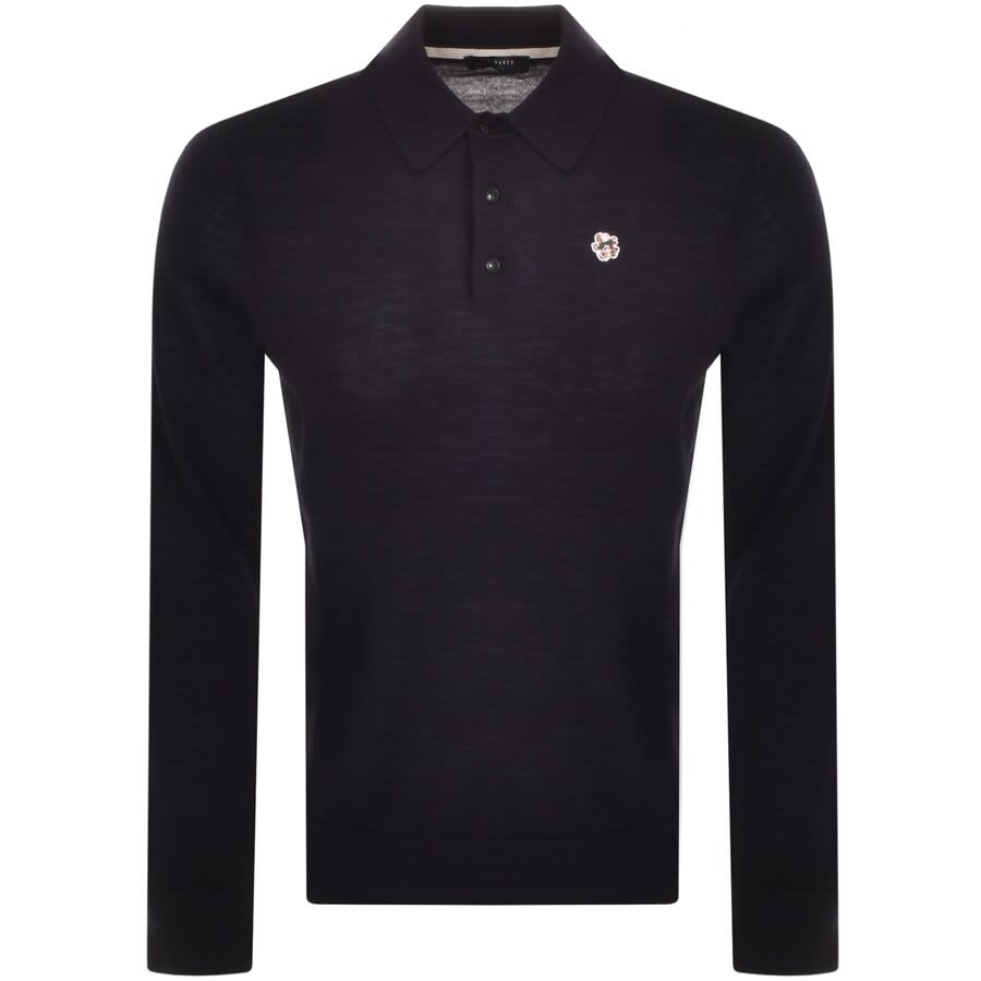 Alternative Image for ProductTed Baker Wembley Long Sleeved Polo T Shirt Navy1
