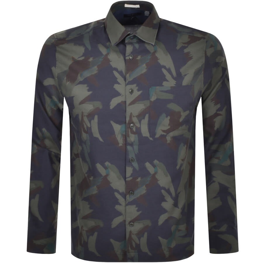 Alternative Image for ProductTed Baker Fielder Long Sleeved Shirt Navy1