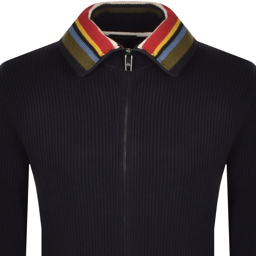 Alternative Image for ProductTed Baker Ousse Full Zip Sweatshirt Navy2