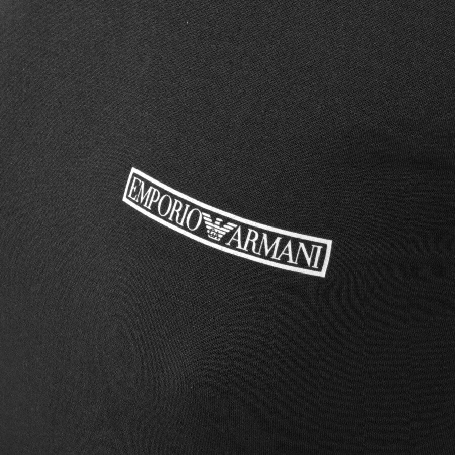 Alternative Image for ProductEmporio Armani Lounge Crew Neck T Shirt Black3