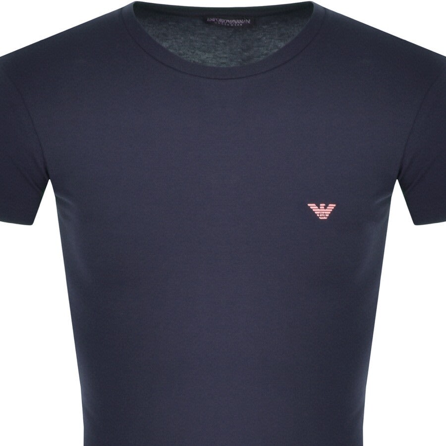 Alternative Image for ProductEmporio Armani Lounge Crew Neck T Shirt Navy2