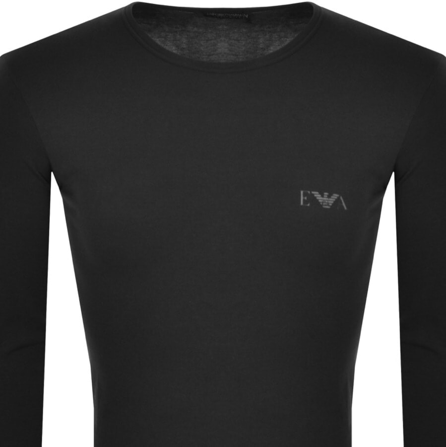 Alternative Image for ProductEmporio Armani Lounge Crew Neck T Shirt Black2