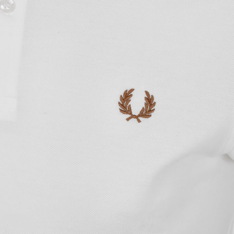 Alternative Image for ProductFred Perry Contrast Collar Polo T Shirt White3
