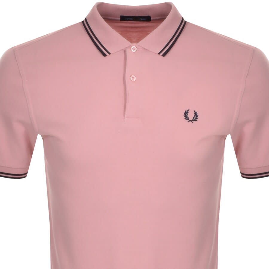 Alternative Image for ProductFred Perry Twin Tipped Polo T Shirt Pink2