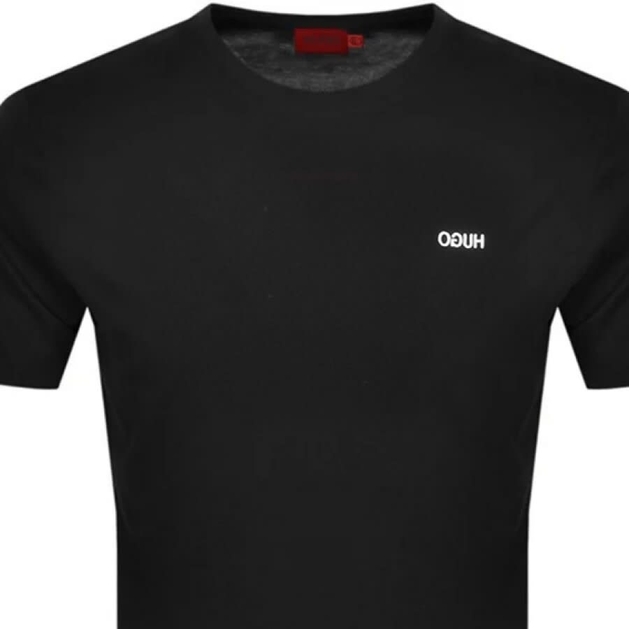 Alternative Image for ProductHUGO Dero 212 Crew Neck Short Sleeve T Shirt Black2