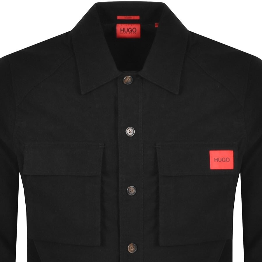 Alternative Image for ProductHUGO Ederico Overshirt Black2