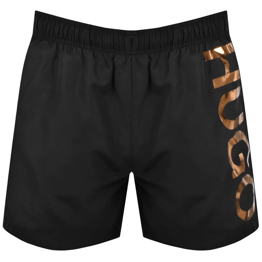 HUGO Abas Swim Shorts Black | Mainline 