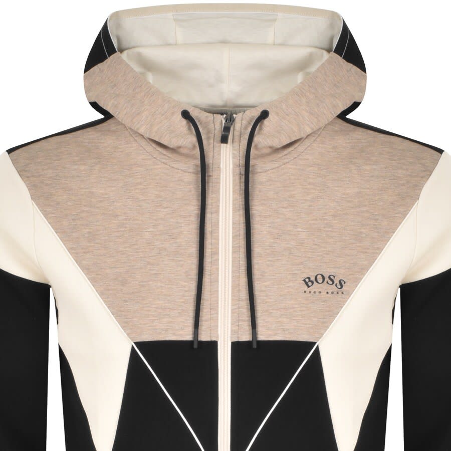 Alternative Image for ProductBOSS Saggy 1 Full Zip Hoodie Black2