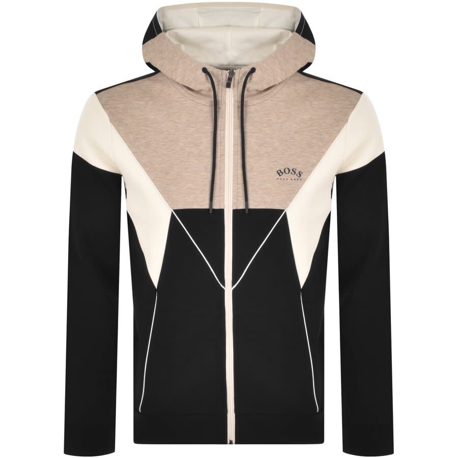 Alternative Image for ProductBOSS Saggy 1 Full Zip Hoodie Black1