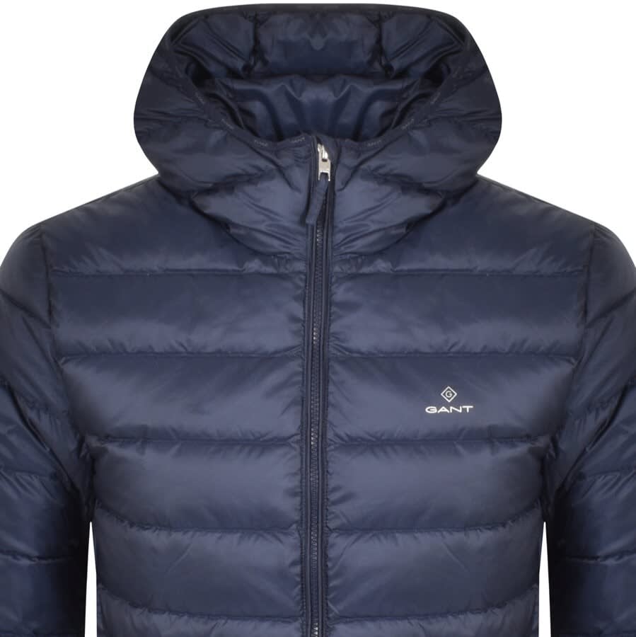 Alternative Image for ProductGant Lightweight Padded Down Hooded Jacket Navy2