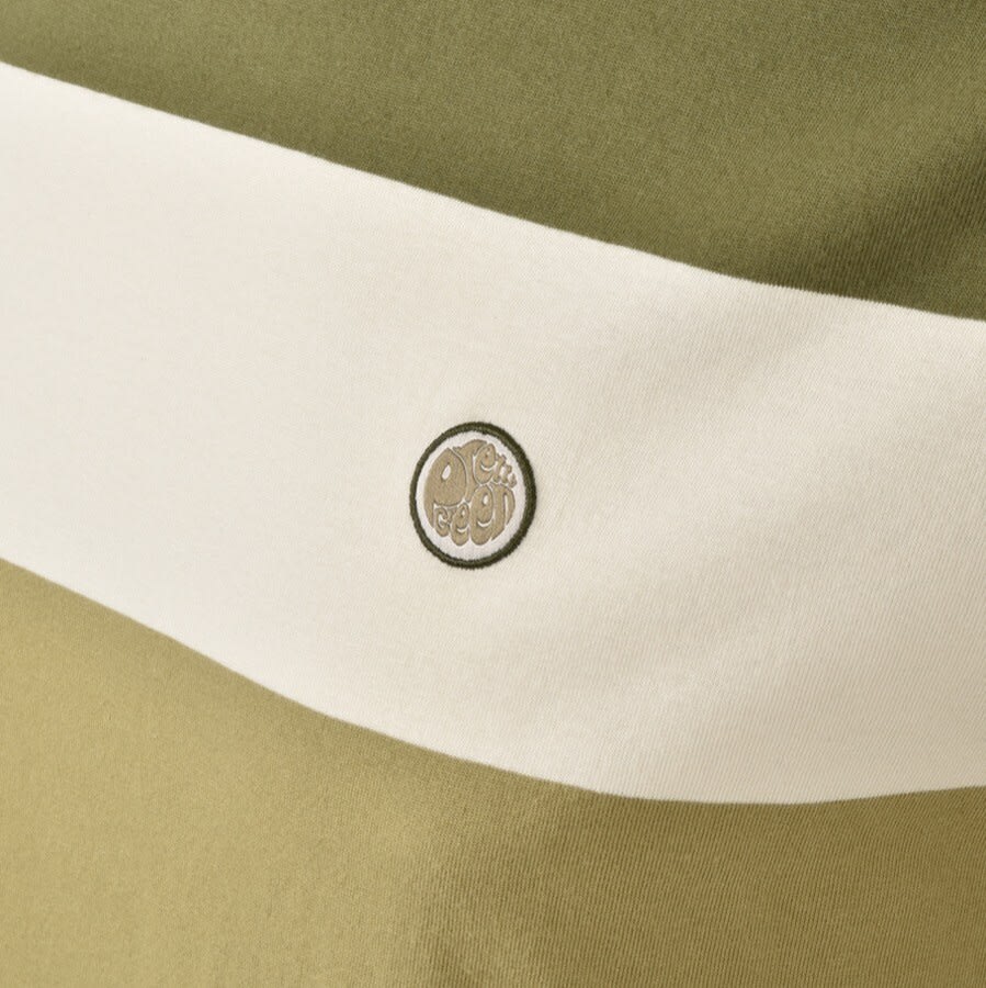 Alternative Image for ProductPretty Green Tilby Colour Block T Shirt Khaki3