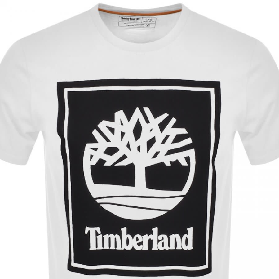 Alternative Image for ProductTimberland Stack Logo T Shirt White2