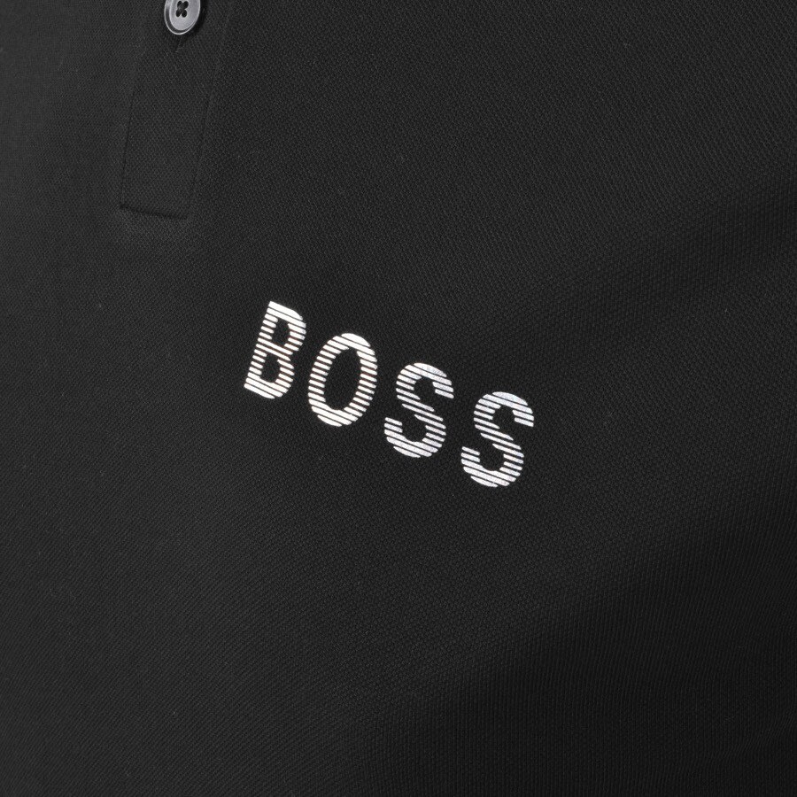 Alternative Image for ProductBOSS Tobin Long Sleeve Polo T Shirt Black3