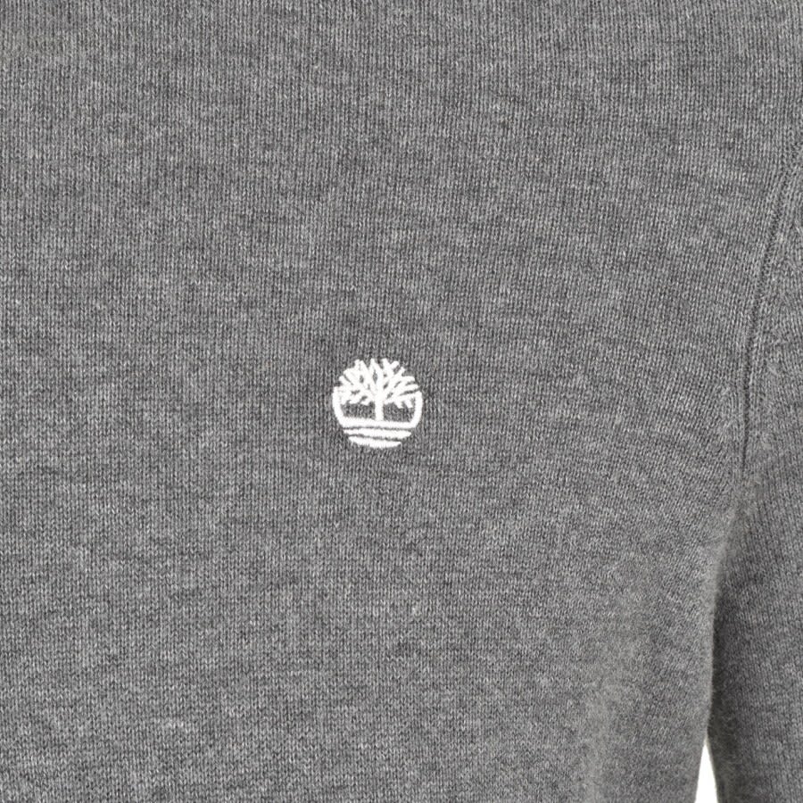 Alternative Image for ProductTimberland Half Zip Knit Jumper Grey3