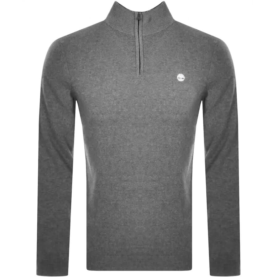 Alternative Image for ProductTimberland Half Zip Knit Jumper Grey1