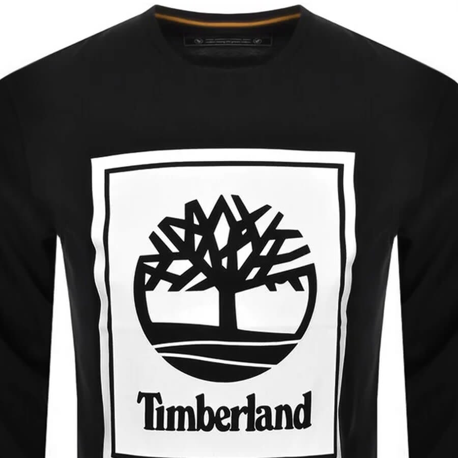 Alternative Image for ProductTimberland Stack Logo T Shirt Black2
