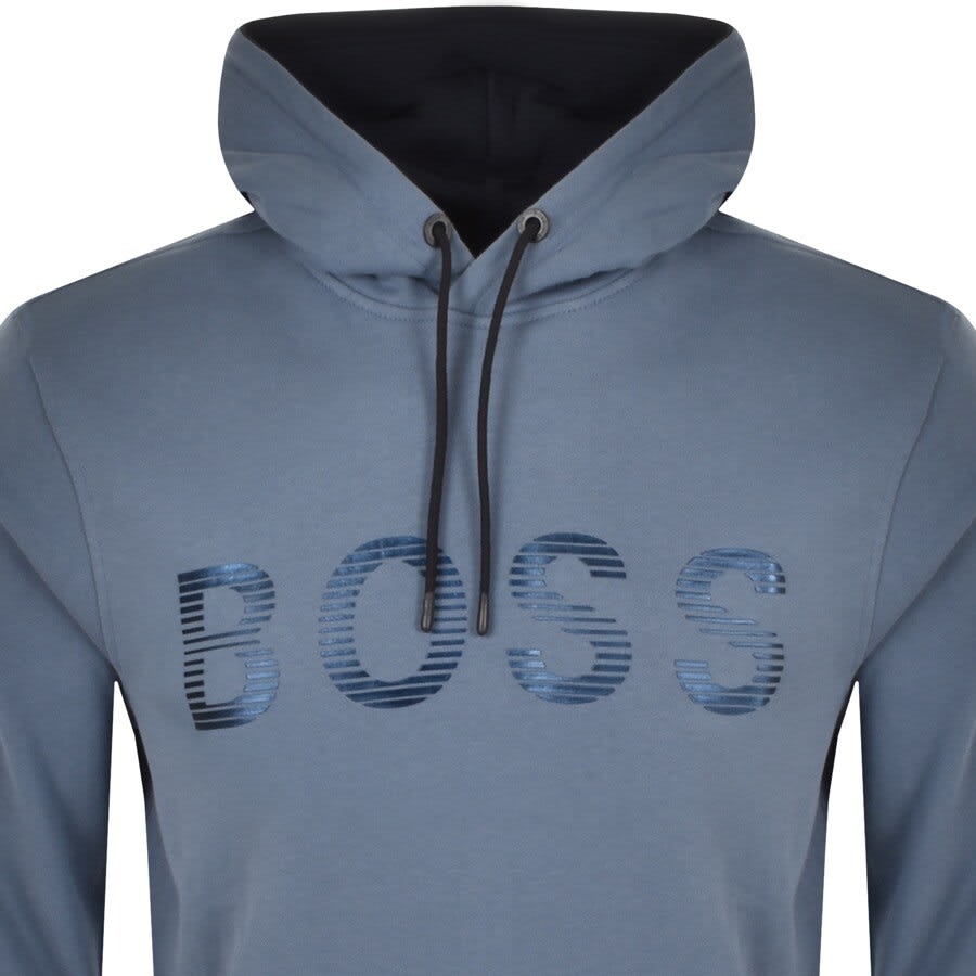 Alternative Image for ProductBOSS Sadok Pullover Hoodie Blue2