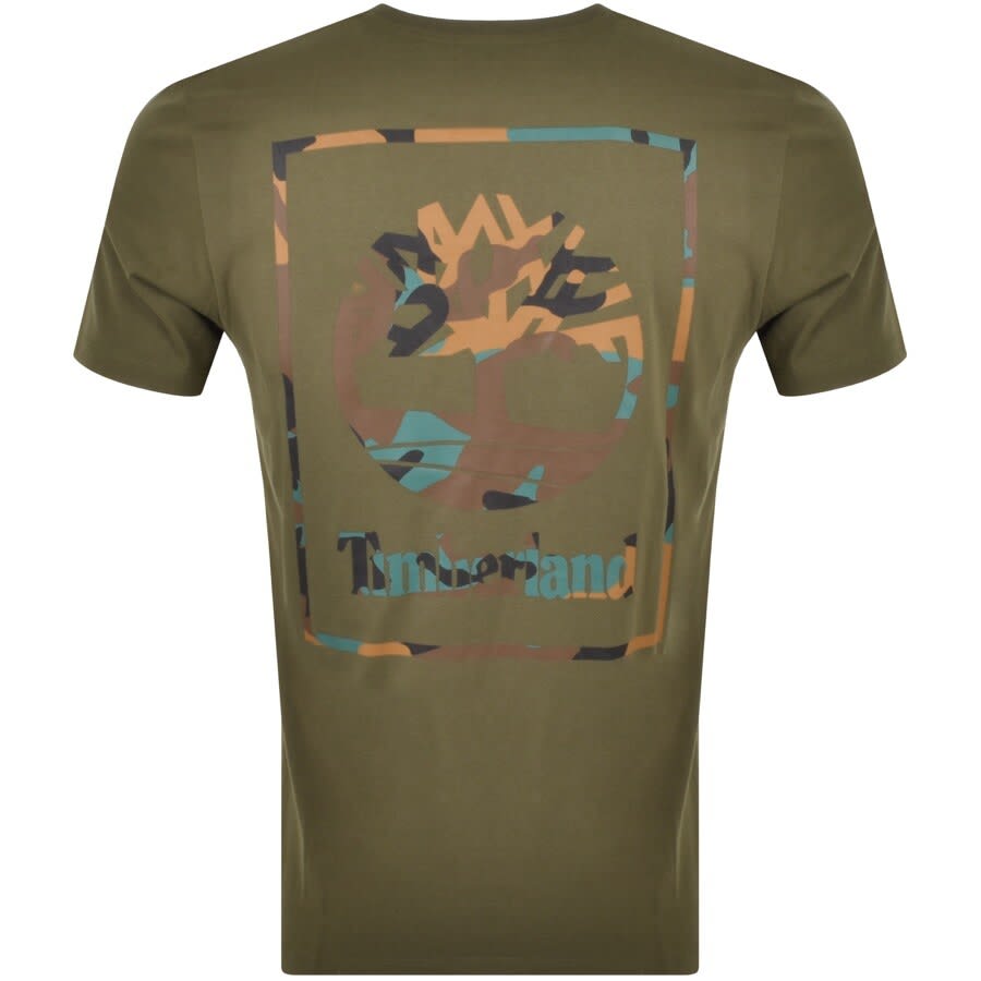 Alternative Image for ProductTimberland Stack Logo T Shirt Khaki3