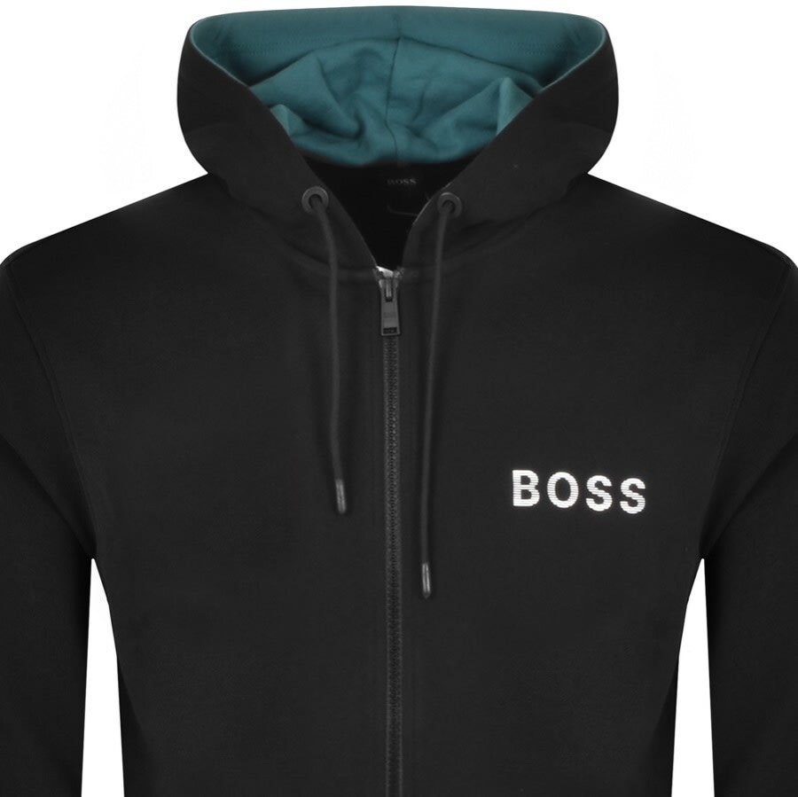 Alternative Image for ProductBOSS Sanem Full Zip Hoodie Black2