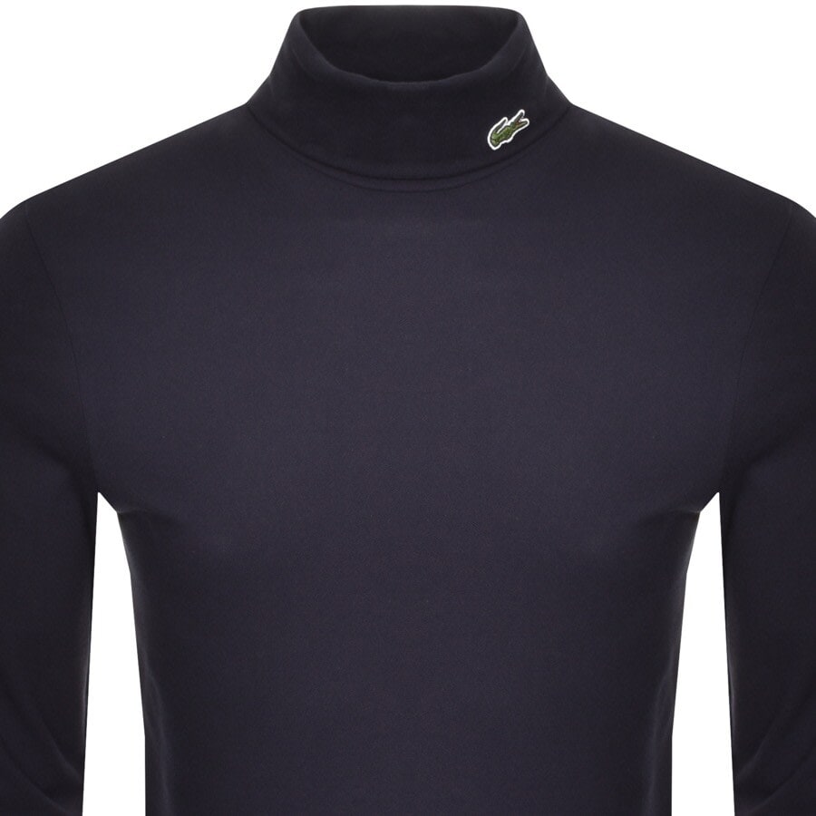 Alternative Image for ProductLacoste Long Sleeved Roll Neck T Shirt Navy2