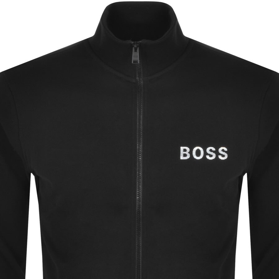 Alternative Image for ProductBOSS Sawek Full Zip Sweatshirt Black2