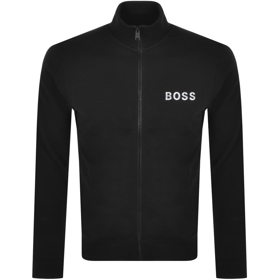 Alternative Image for ProductBOSS Sawek Full Zip Sweatshirt Black1