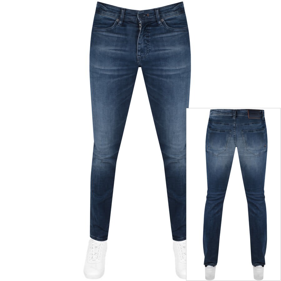 Alternative Image for ProductBOSS Delaware Slim Fit Jeans Navy1