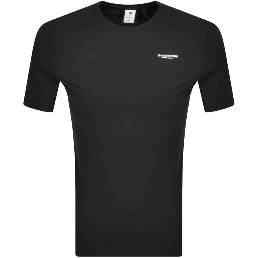 Alternative Image for ProductG Star Raw Slim Base T Shirt Black1