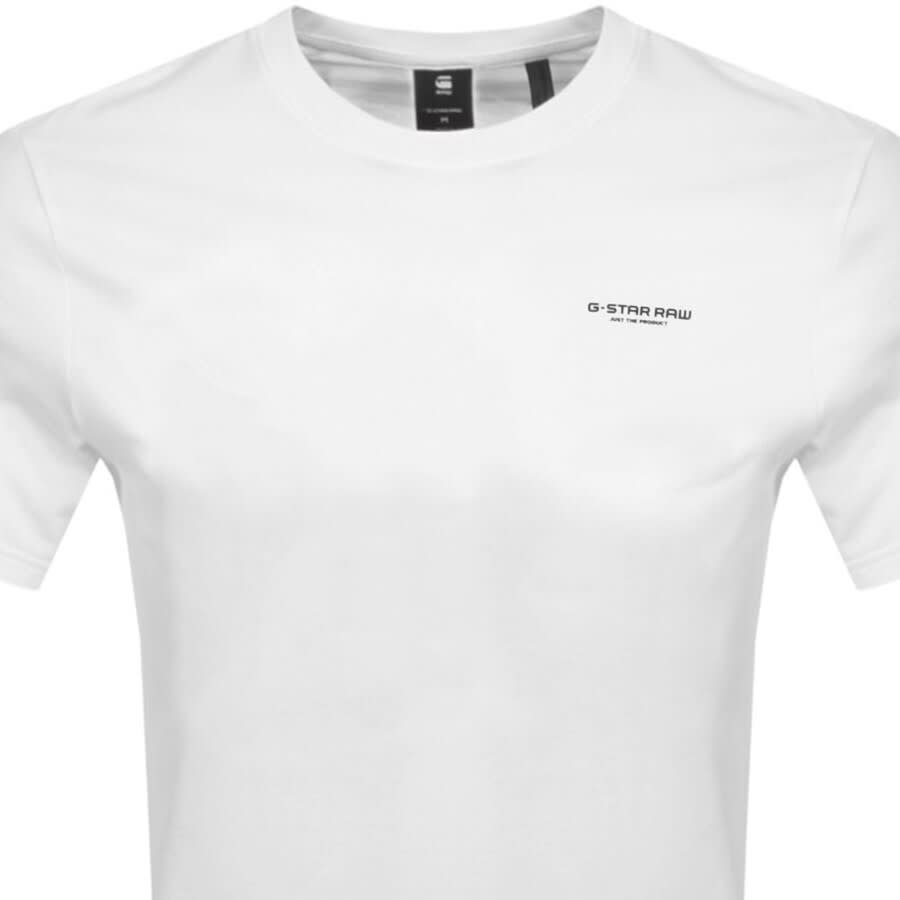 Alternative Image for ProductG Star Raw Slim Base T Shirt White2