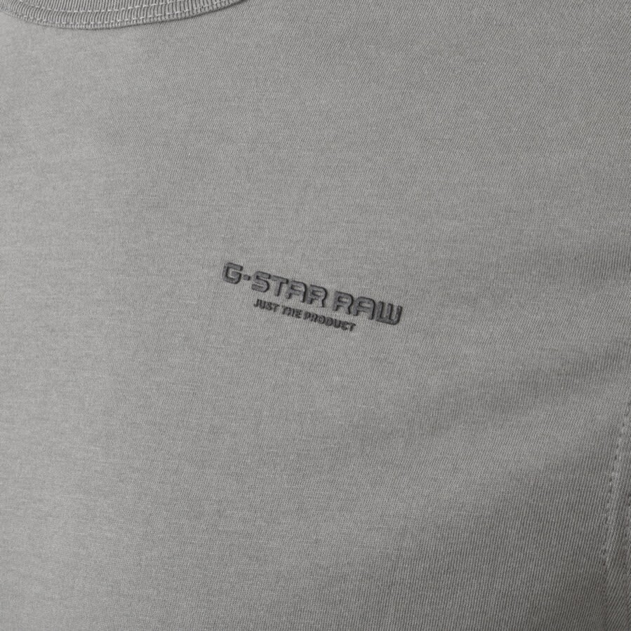 Alternative Image for ProductG Star Raw Long Sleeved Base T Shirt Grey3