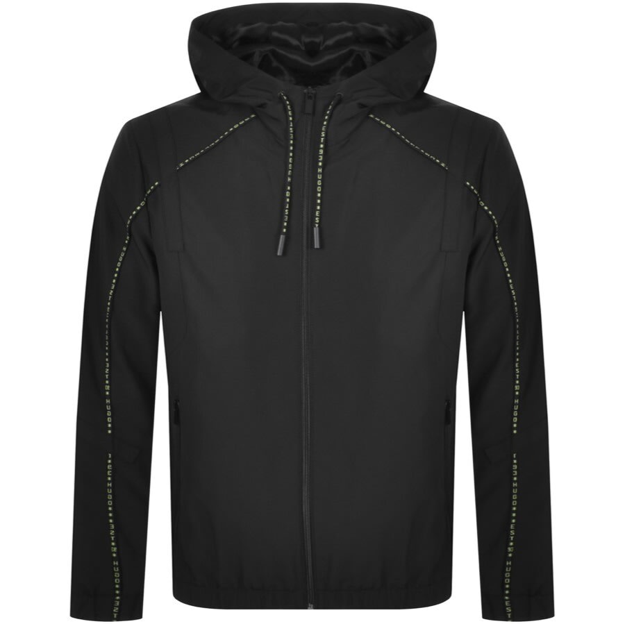 Alternative Image for ProductHUGO Benji Hooded Jacket Black1
