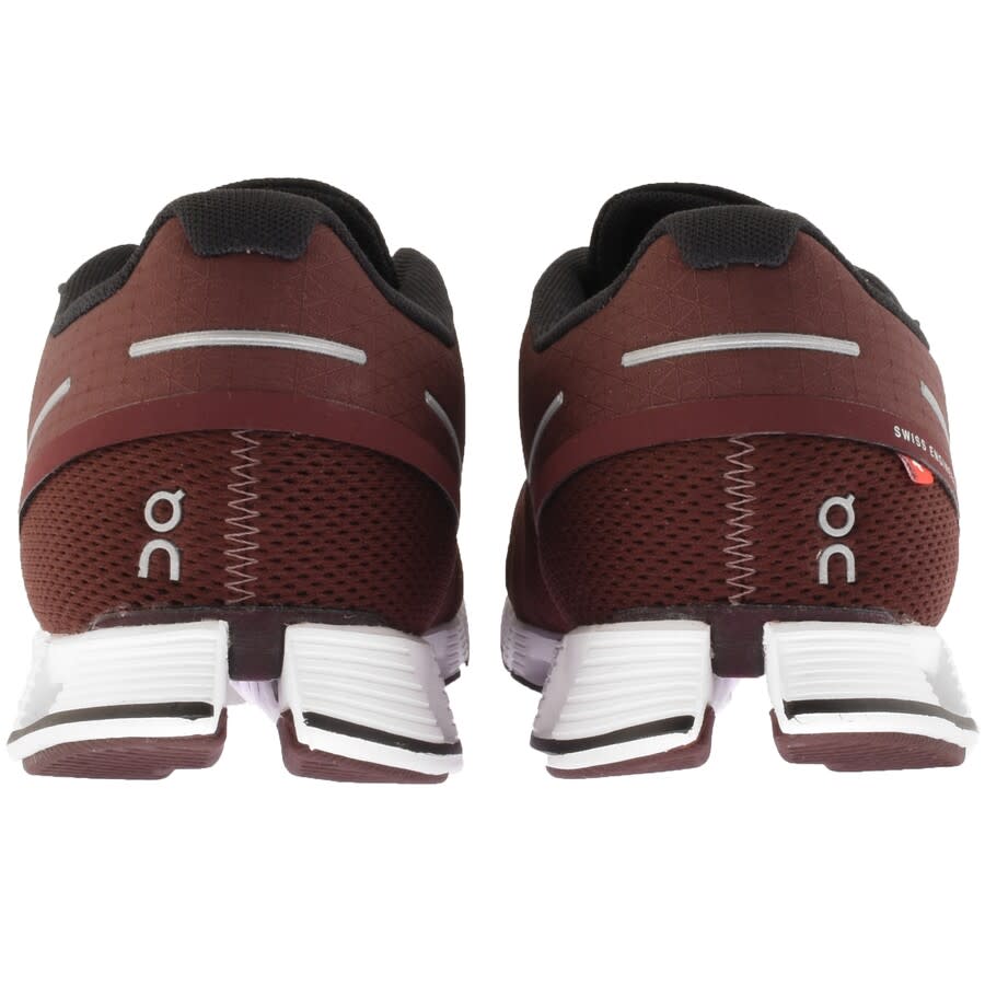 Alternative Image for ProductOn Running Cloud Trainers Burgundy2