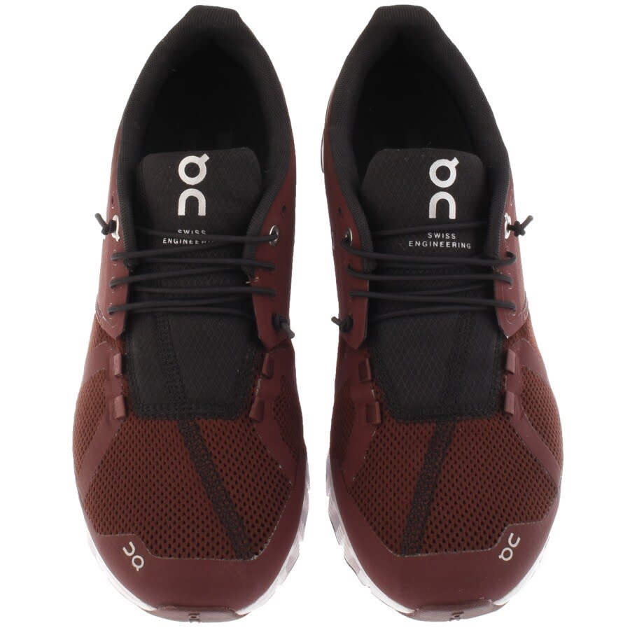 Alternative Image for ProductOn Running Cloud Trainers Burgundy3