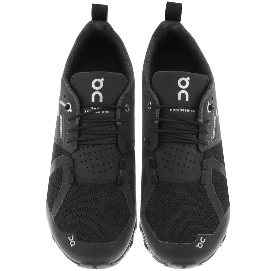 Alternative Image for ProductOn Running Cloud Waterproof Trainers Black3