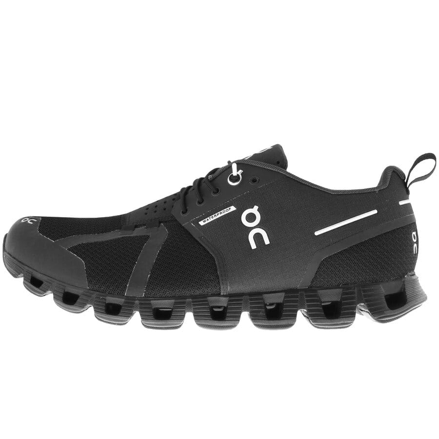 Alternative Image for ProductOn Running Cloud Waterproof Trainers Black1