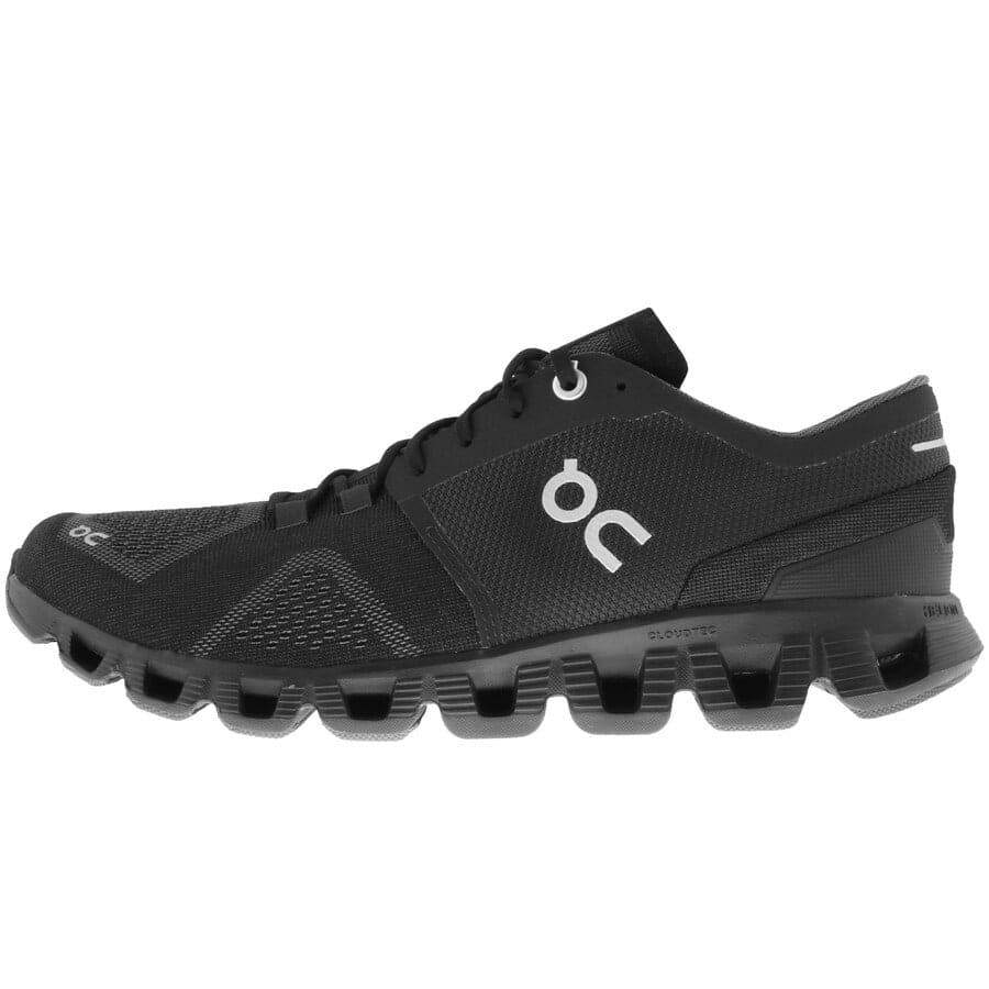 Alternative Image for ProductOn Running Cloud X Trainers Black1