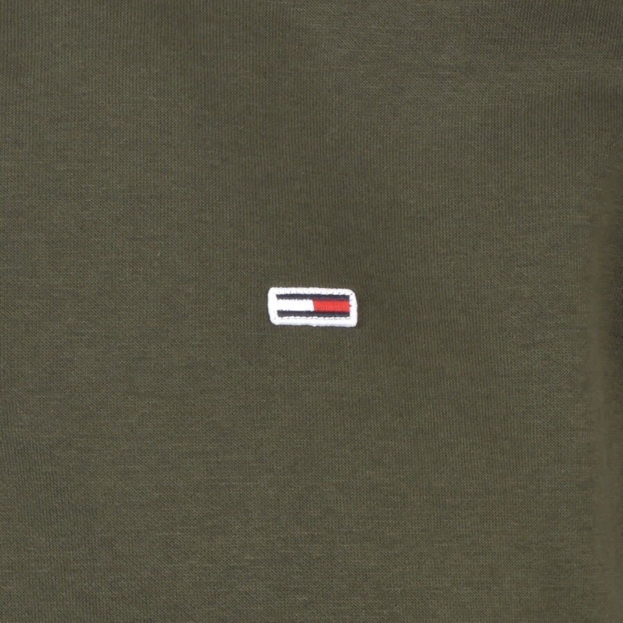 Alternative Image for ProductTommy Jeans Half Zip Mock Neck Sweatshirt Green3